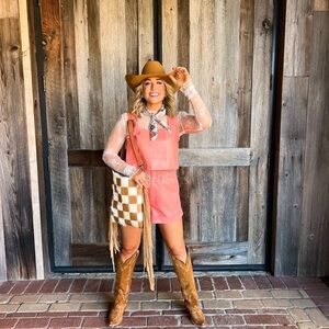 Coral BuddyLove shorts set